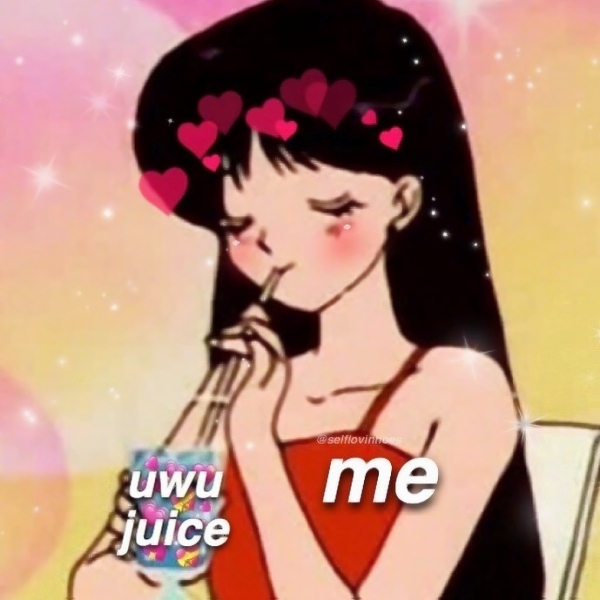 8张带爱心的超清卡通动漫女生头像来啦