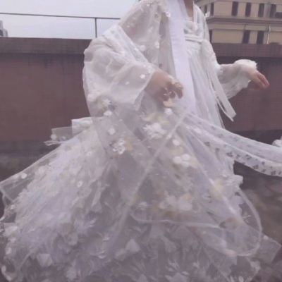 女生穿仙女裙的不露脸半身头像 21张高清图合集