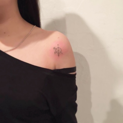 女生纹身部位头像合集 30张高清好看的女生部位纹身头像