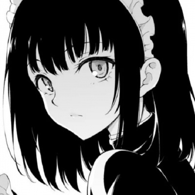 8张黑白日系动漫女生头像 适合当微信头像的来啦