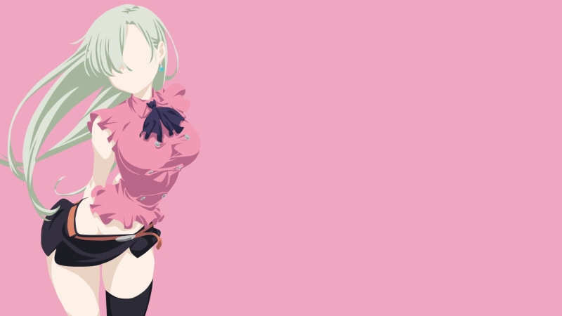 七大罪动漫壁纸合集 伊丽莎白迪安娜德蕾雅角色图