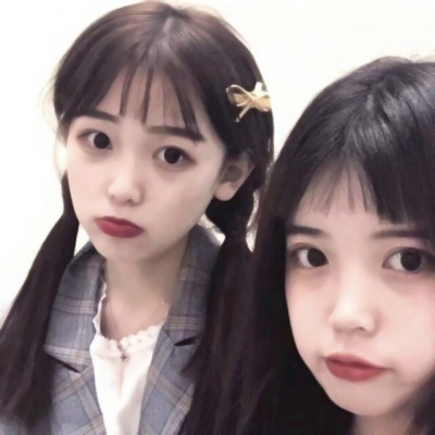 18张高清可爱双人闺蜜同框头像合集