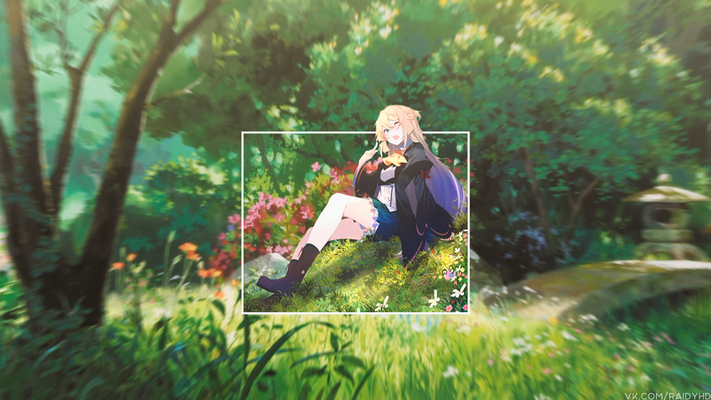超吸睛画中画动漫少女高清壁纸合集