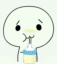 这些喝饮料的小表情也太萌了吧