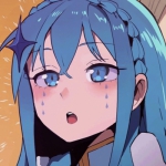 7张超好看的蓝色系二次元女生头像合集