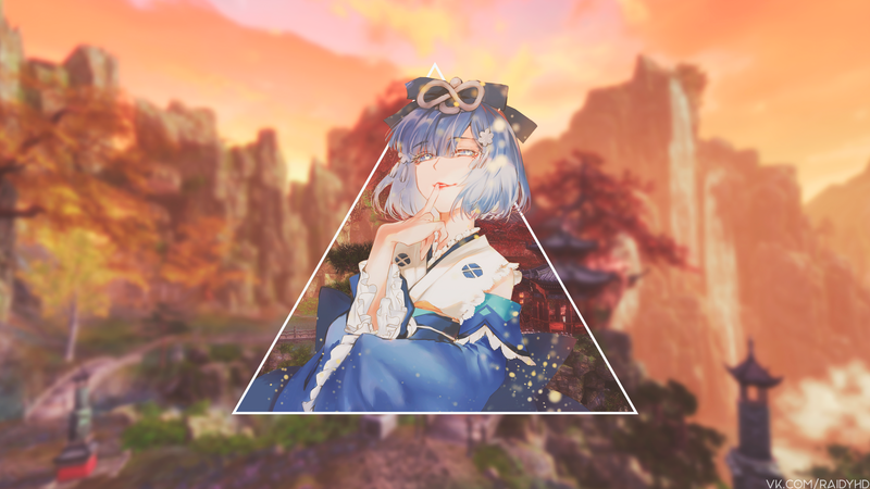 快看！超绝二次元少女画中画壁纸合集