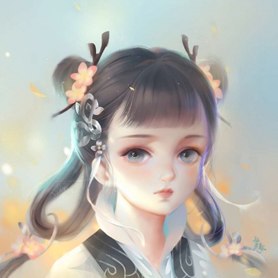 32张高清古风动漫女生头像 适配微信的唯美古风头像合集