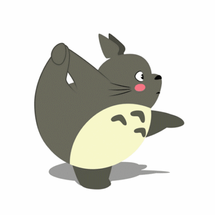 健身龙猫来打卡！这套动图表情包喊你一起变瘦啦