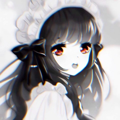 女生丧系黑白动漫头像合集，16张高清酷感头像直接抱走