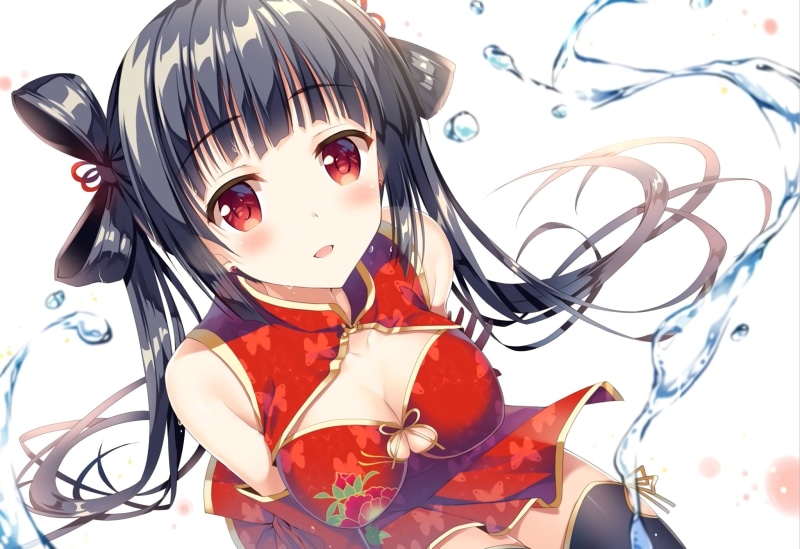 绝美旗袍二次元少女壁纸 高清质感拉满