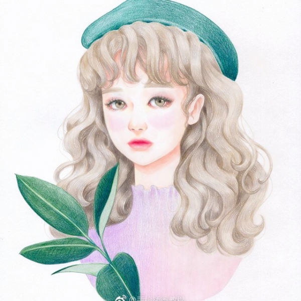 18张高清唯美女生手绘头像 个性感拉满的私藏款