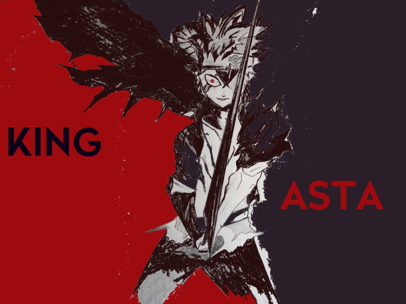 超帅！2K版黑色五叶草阿斯塔高清壁纸合集