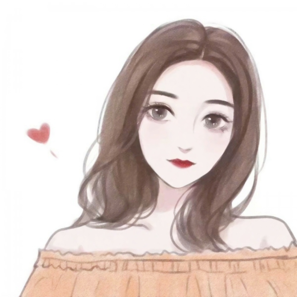 8张超清爽！简约大方的手绘女生微信头像合集