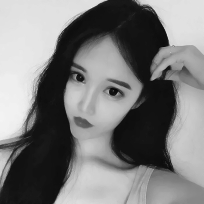 12张高清黑白款！霸气高冷女生真人网图头像