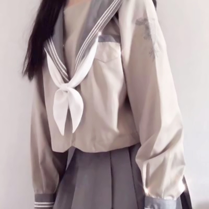 15张高清JK制服女生部位头像 高中生校服女头合集