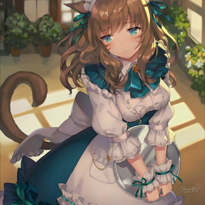 13张高清狐耳动漫女生头像 好看的二次元狐娘头像合集