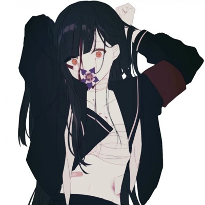 9张高清暗黑系动漫女病娇头像 丧系女生头像合集