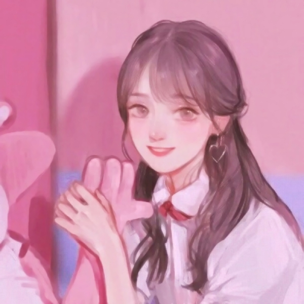 戳中少女心！9张粉色系动漫女生头像合集