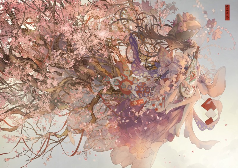 动漫少女壁纸合集 和风原创角色太吸睛