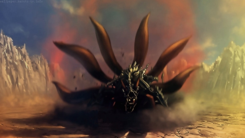 九尾漩涡鸣人动漫壁纸 超吸睛夏日花卉动物主题插画