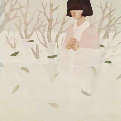 9张清新治愈的手绘女生头像 简约文艺感拉满