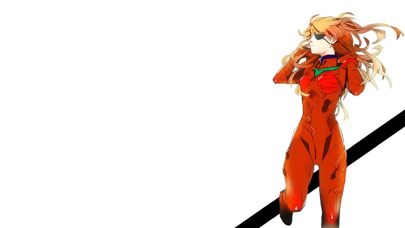 《EVA明日香绝美壁纸合集！单眼眼罩+紧身战斗服太飒了》