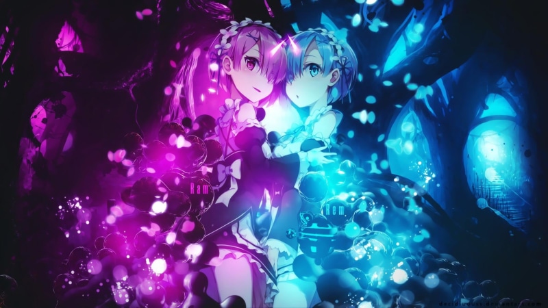 熬夜必看的Re:Zero夜光景壁纸 氛围感拉满