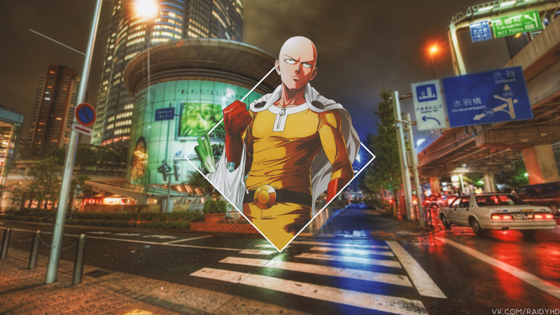 一拳超人埼玉 画中画壁纸