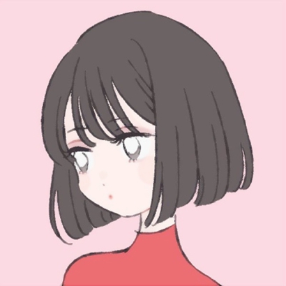 女生手绘微信头像合集！8张高清彩色简约气质款