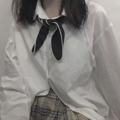 领带衬衫女生头像合集 18张高清撩人衬衫部位头像来了