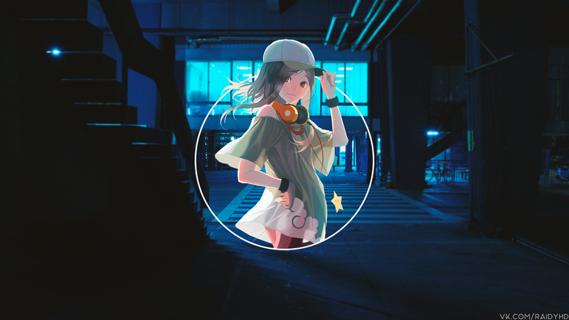 《化物语》系列高清壁纸合集 元气少女戴耳机氛围感拉满