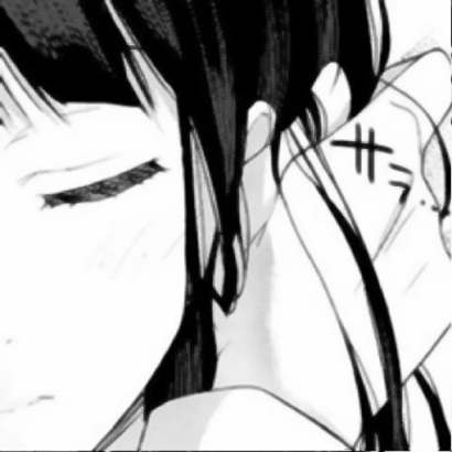 黑白动漫女生丧系头像合集 22张高清emo风格黑白动漫女头