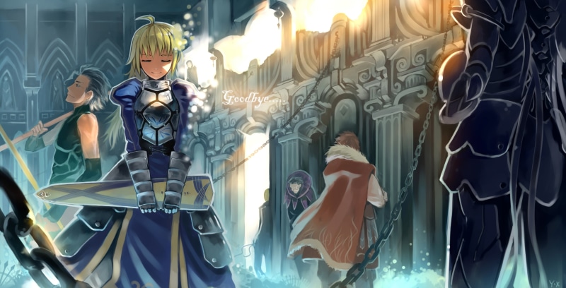 Fate系列Fate/Zero角色手办橱窗壁纸上新