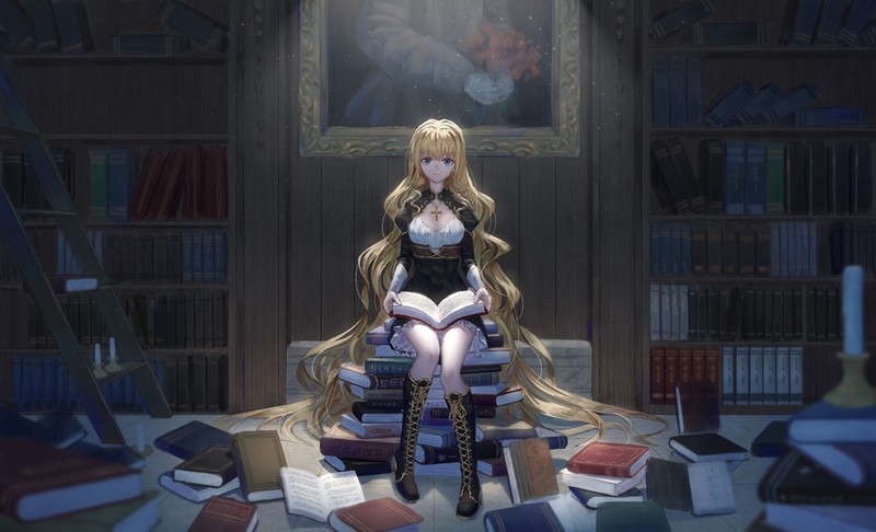 动漫少女原创角色高清壁纸来了