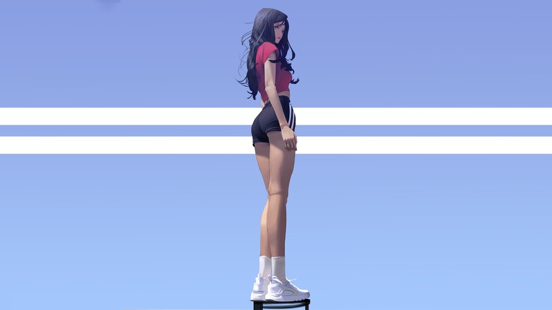 腿控狂喜！动漫少女高清壁纸合集