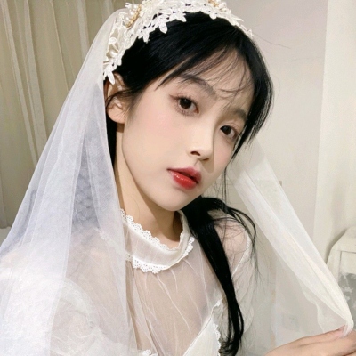 9张超清新的真人女生婚纱头像，快存起来当头像
