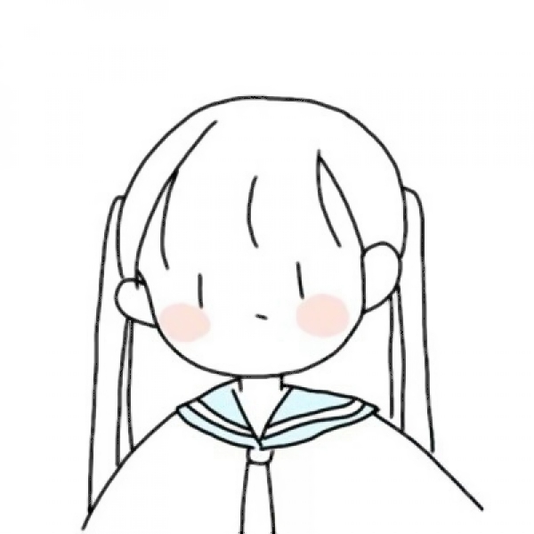 14张超萌漫画女生简笔画头像，适合当微信QQ头像