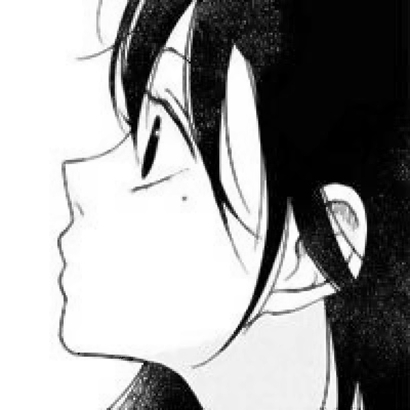 黑白动漫女生丧系头像合集 22张高清emo风格黑白动漫女头