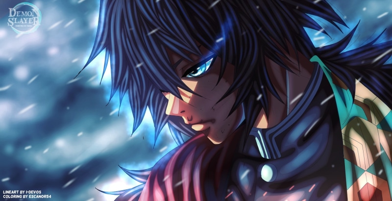 《鬼灭之刃》富冈义勇1080P高清壁纸来啦