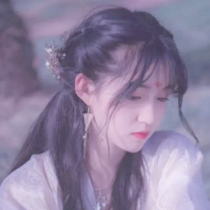 24张清冷伤感古风女头 氛围感拉满的淡雅QQ头像合集