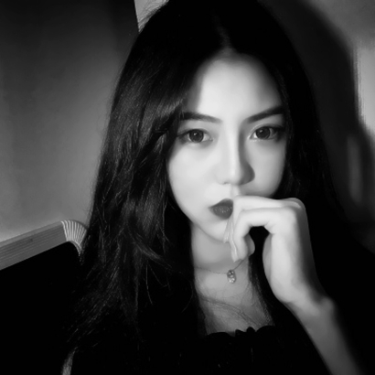12张高清黑白款！霸气高冷女生真人网图头像