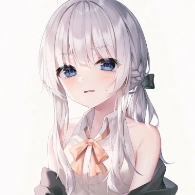 超火的女生卡通动漫微信头像 8张合集