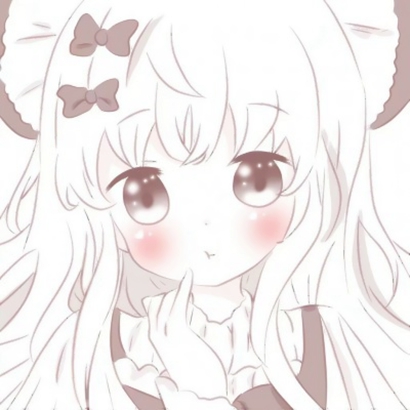 26张软萌二次元卡通女生头像合集