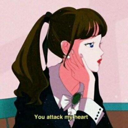 温柔又可爱的旧漫风女头像！11张高清图直接抱走