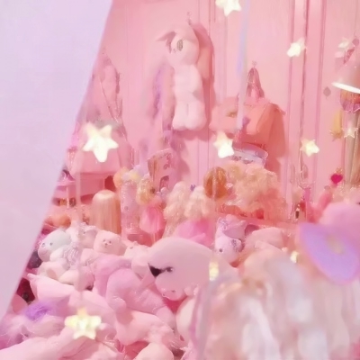 21张软萌粉色背景女生头像，戳中你的少女心