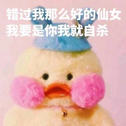 火出圈的玻尿酸鸭表情包来啦