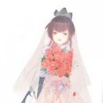 6张高清唯美动漫婚纱少女头像 快来存图