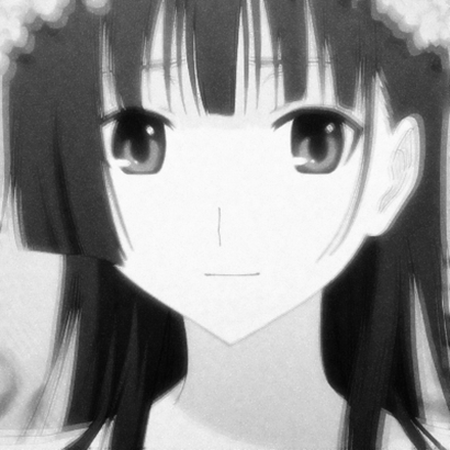 24张黑白丧系二次元女生头像 自带伤感氛围感的动漫女头合集