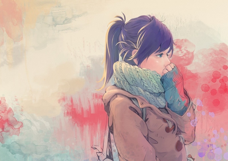 三款超绝原创动漫少女壁纸 每一张都戳中审美点