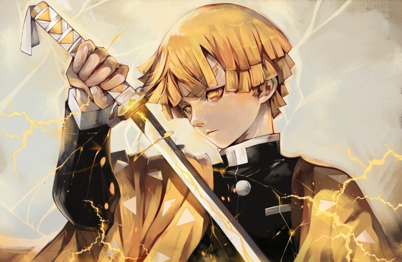 鬼灭之刃超绝壁纸合集！我妻善逸&上弦三猗窝座等高清图